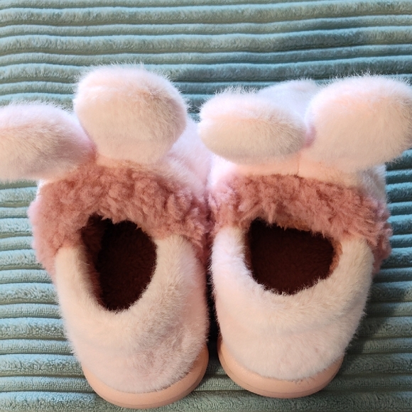 Cute Pink Bunny Kids  slipper Shoes - Picture 6 of 8